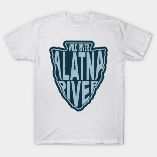 Alatna River Wild River name arrowhead T-Shirt